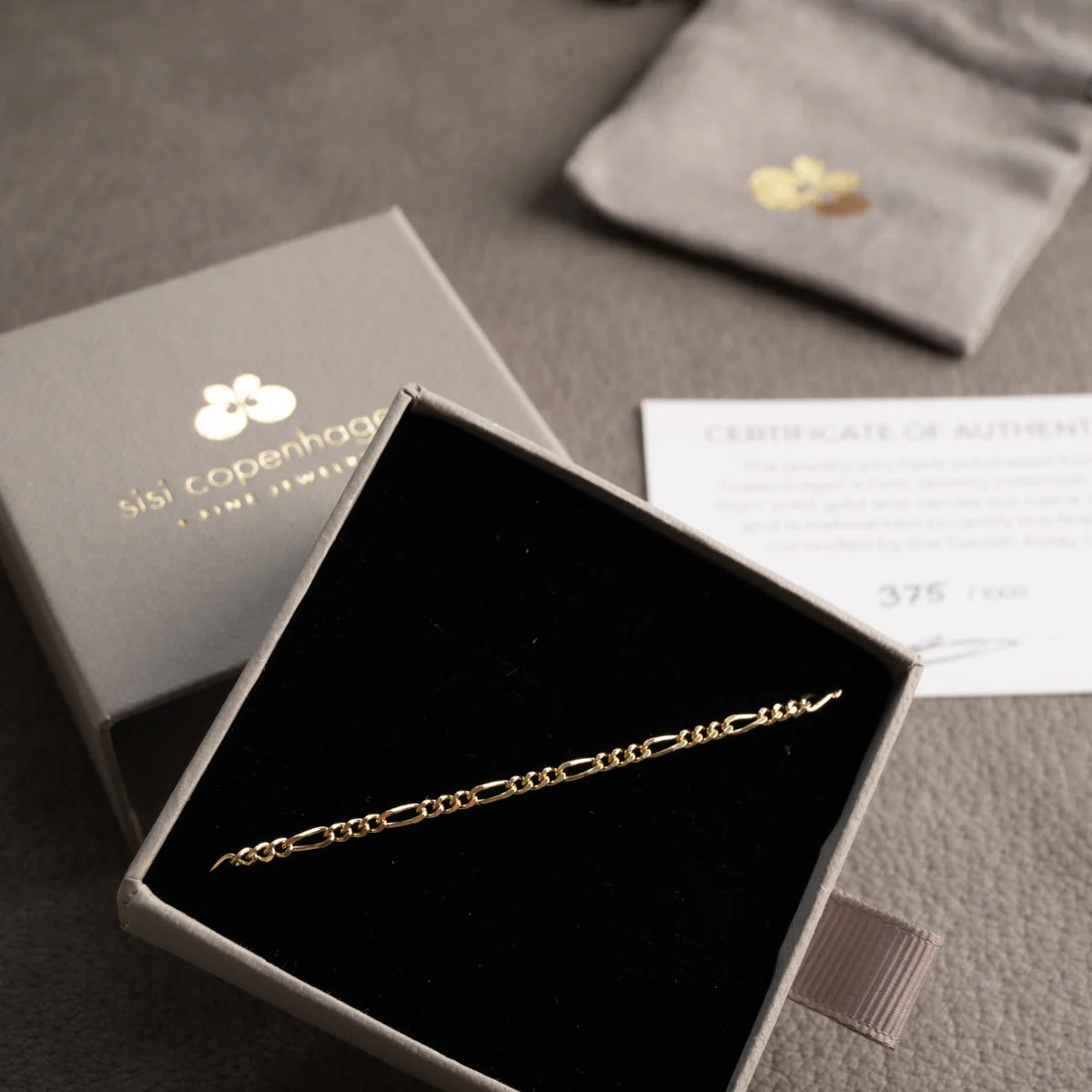 UMA FIGARO SOLID GOLD BRACELET - Image 6