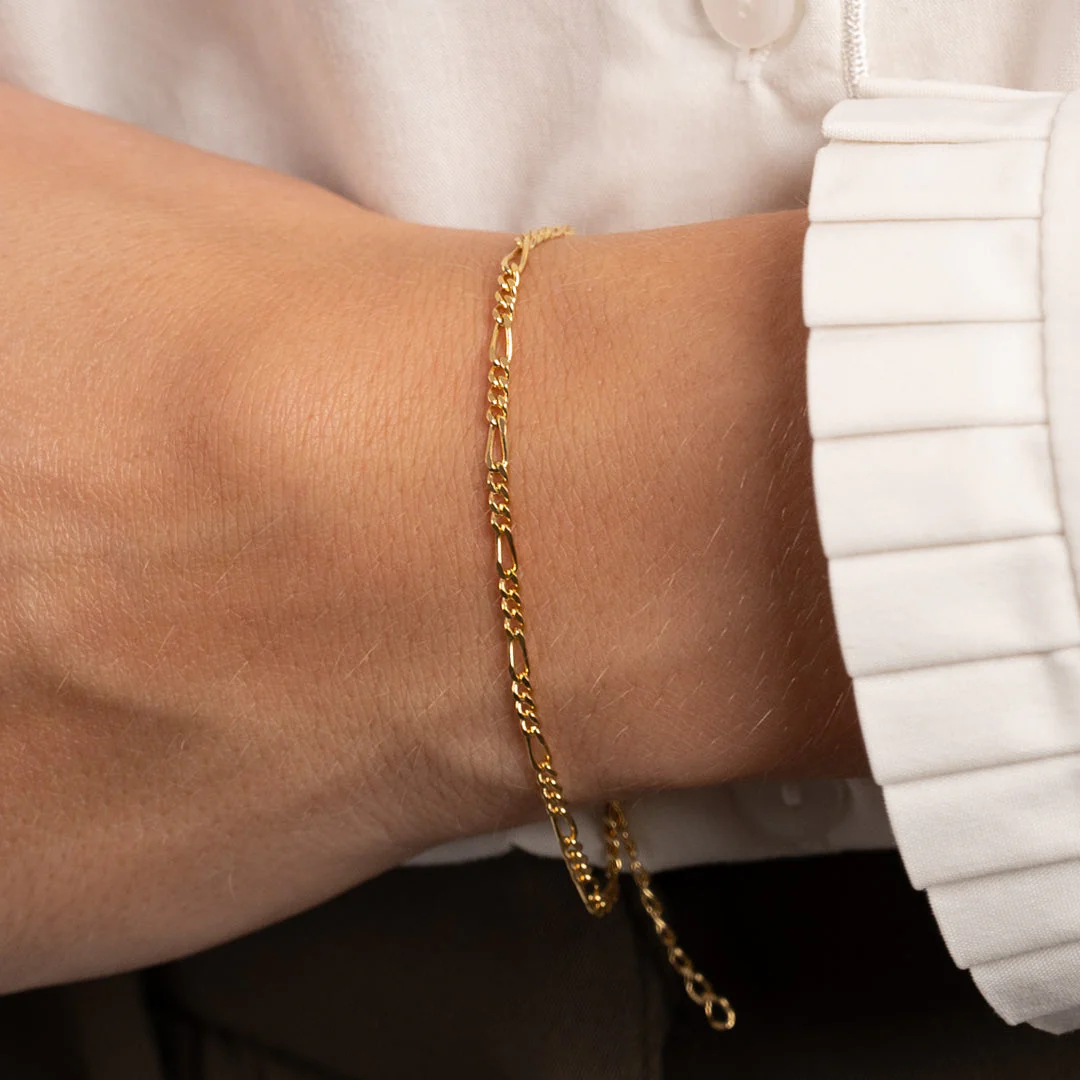 UMA SMALL FIGARO GOLDEN BRACELET - Image 6