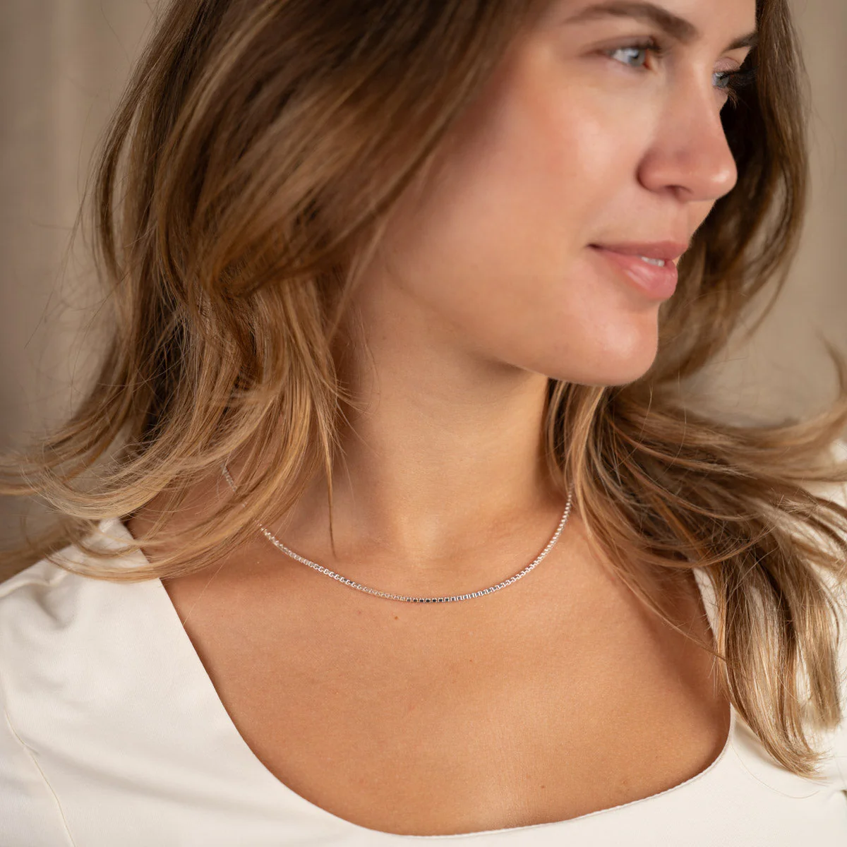VENEZIA LARGE SILVER CHAIN - Image 6