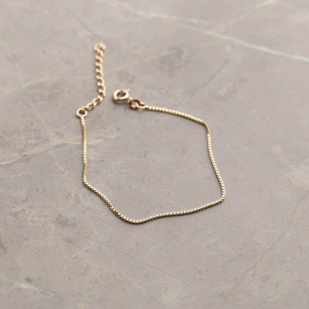 VENEZIA SOLID GOLD BRACELET - Image 5