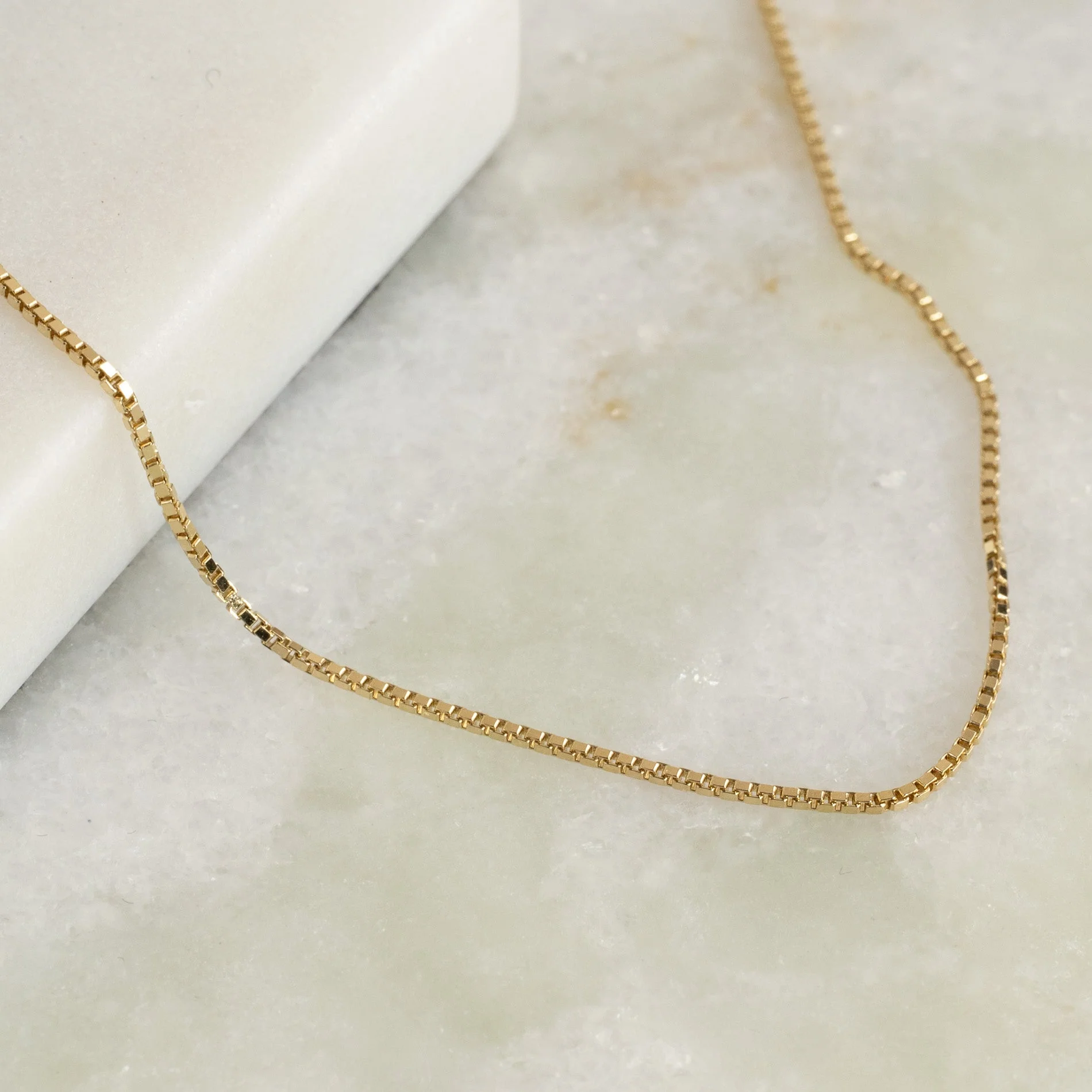 VENEZIA SOLID GOLD CHAIN - 14KT/YG - 1.0mm