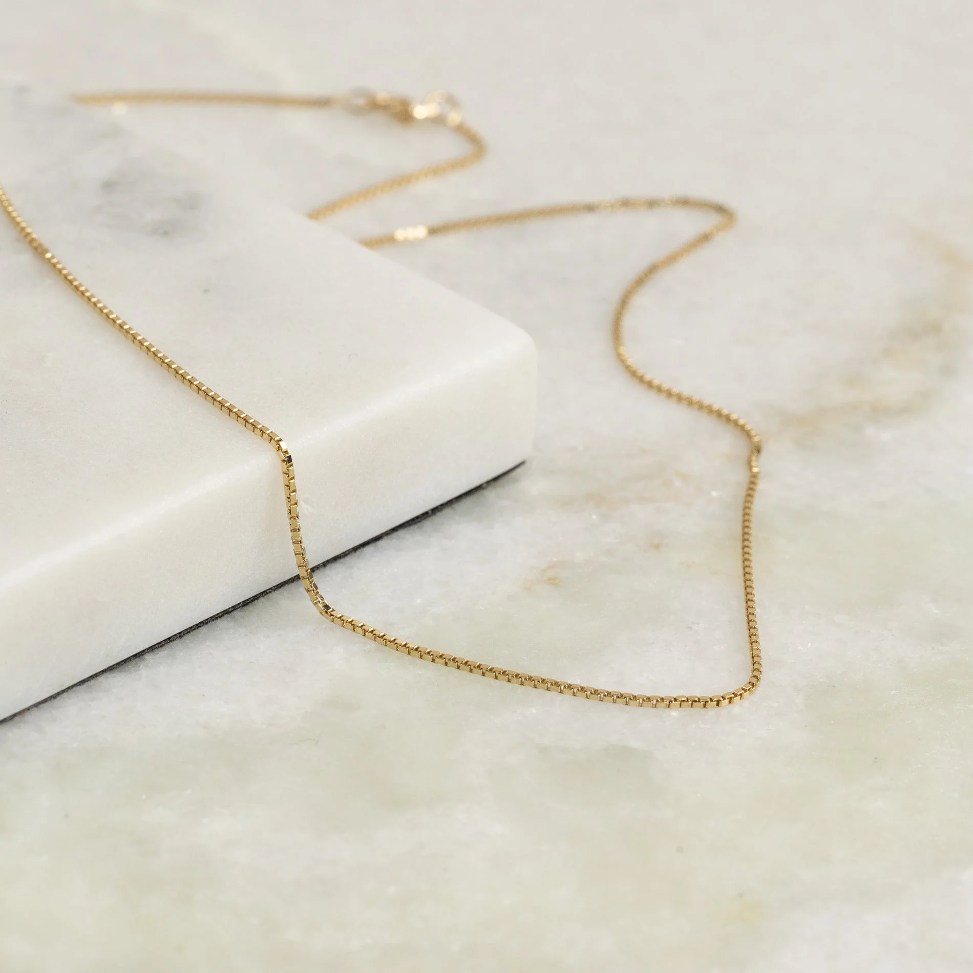 VENEZIA SOLID GOLD CHAIN - 14KT/YG - 1.0mm - Image 3