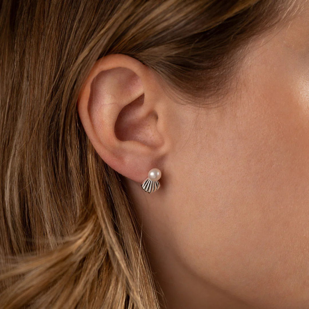 VENUS PEARL SILVER EARRING - Image 2